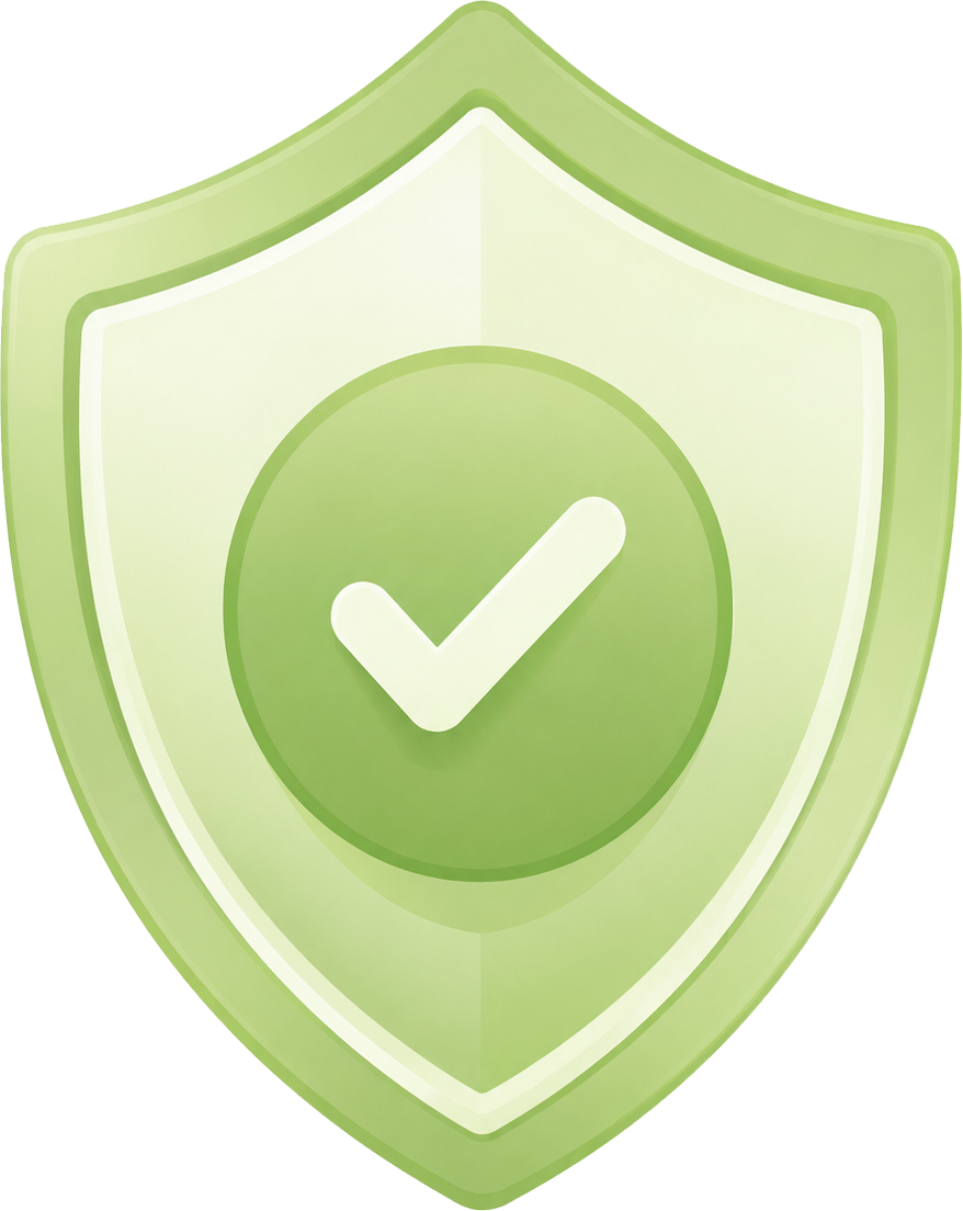 Secure shield illustration